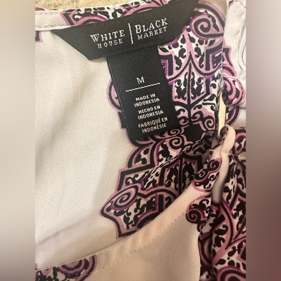 White House Black Market Asymmetrical Tunic Size Medium - Picture 8 of 10